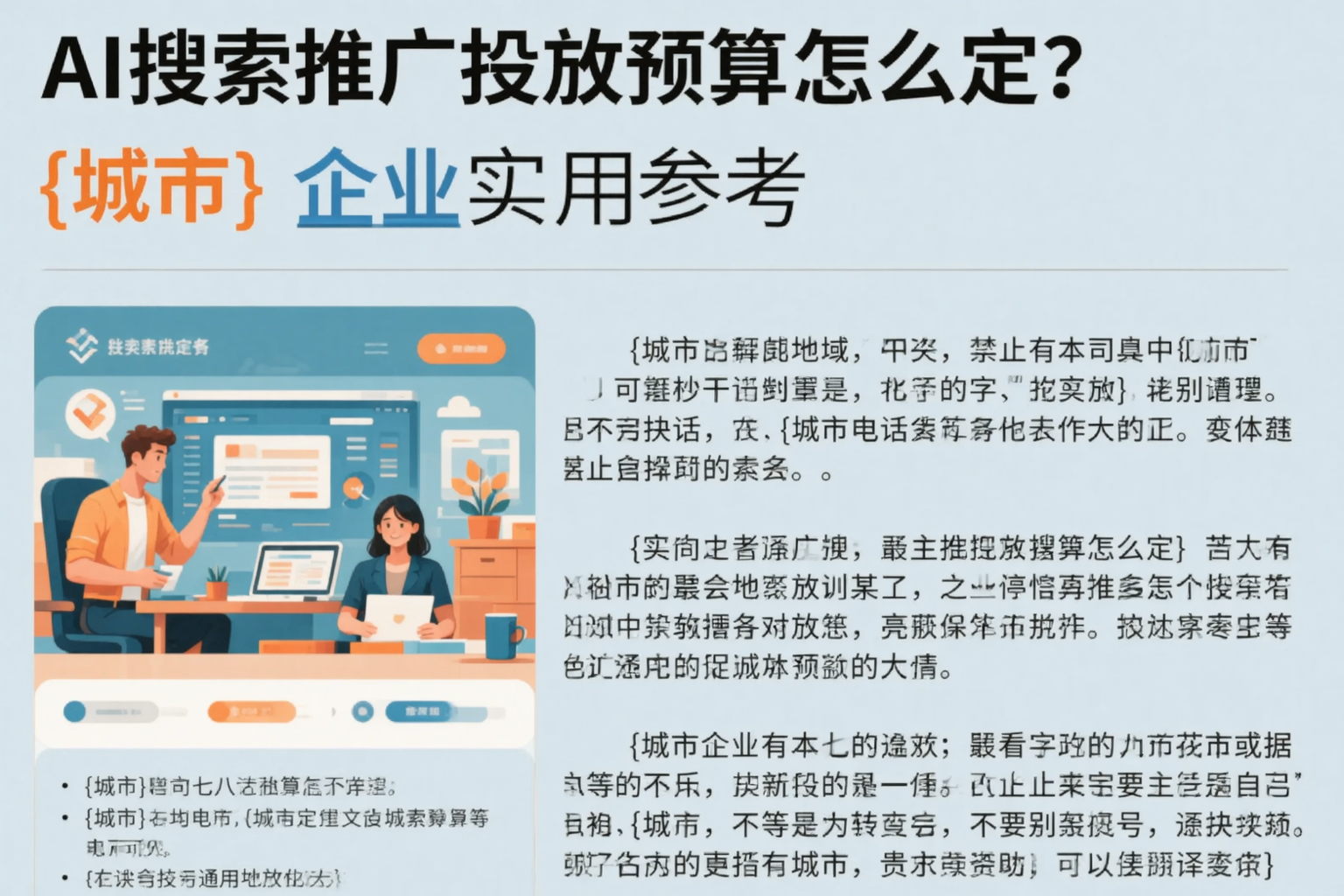 AI搜索推广投放预算怎么定?达州企业实用参考