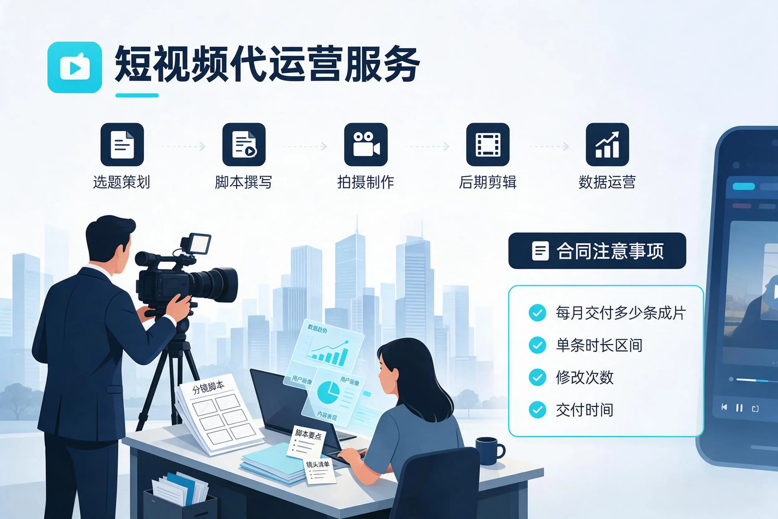 短视频代运营包含哪些服务？达州企业常见问题科普