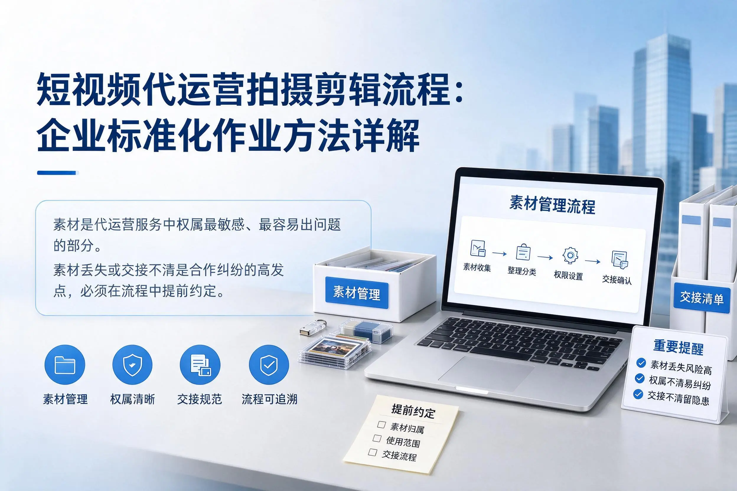短视频代运营拍摄剪辑流程：达州企业标准化作业方法详解